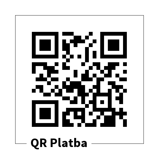 QR kód pro platbu na účet obce Lubník